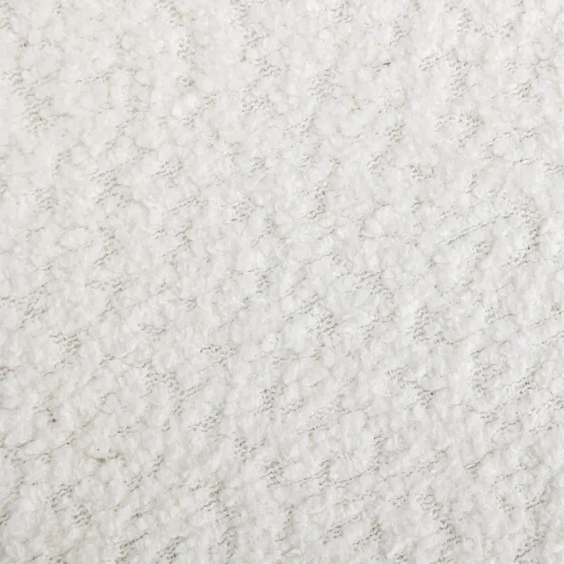 Tabouret pivotant rembourré blanc 23,88 avec structure en bois