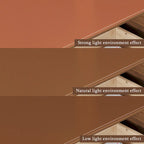 Meuble TV en cuir 86,6 cm, centre de divertissement moderne avec 3 tiroirs