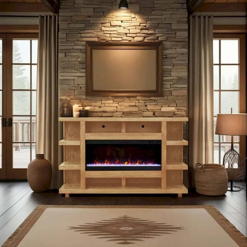 Bridgevine Home Laurel Canyon 72 inch Fireplace Mantel, Minimal Assembly