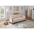 Christopher Knight Home - Canapé 3 places Lily Modern 79 avec pieds en bois massif