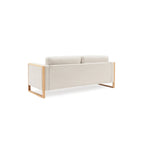 Christopher Knight Home - Canapé 3 places Lily Modern 79 avec pieds en bois massif