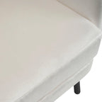 Fauteuil d'appoint élégant à oreilles en velours de Christopher Knight Home