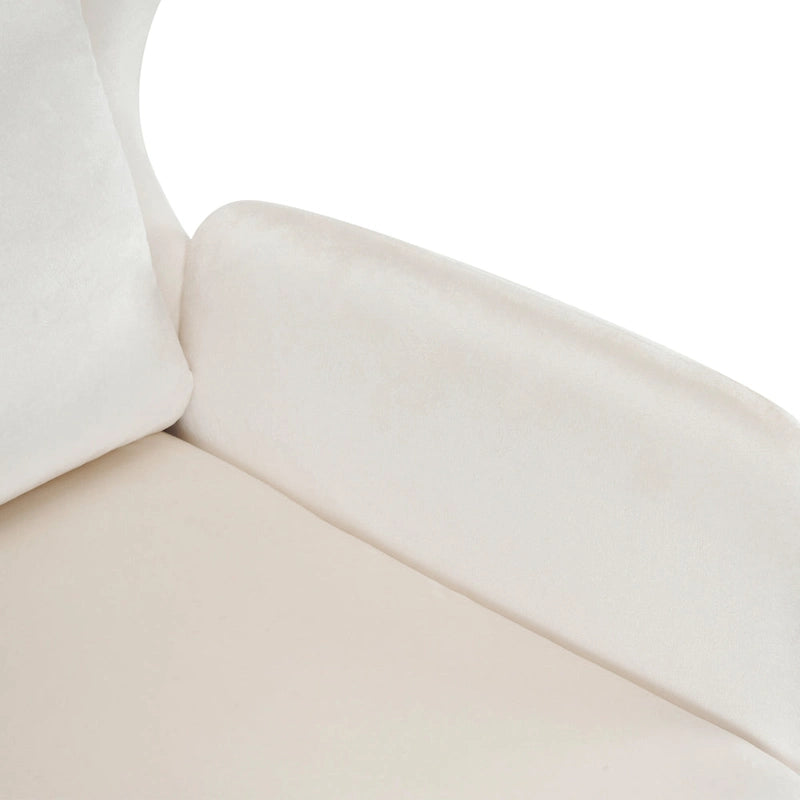 Fauteuil d'appoint élégant à oreilles en velours de Christopher Knight Home