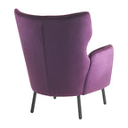 Fauteuil d'appoint élégant à oreilles en velours de Christopher Knight Home