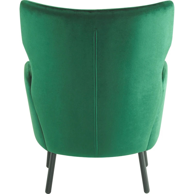 Fauteuil d'appoint élégant à oreilles en velours de Christopher Knight Home