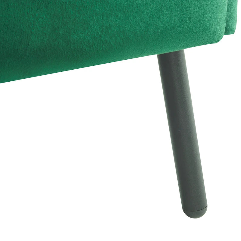 Fauteuil d'appoint élégant à oreilles en velours de Christopher Knight Home