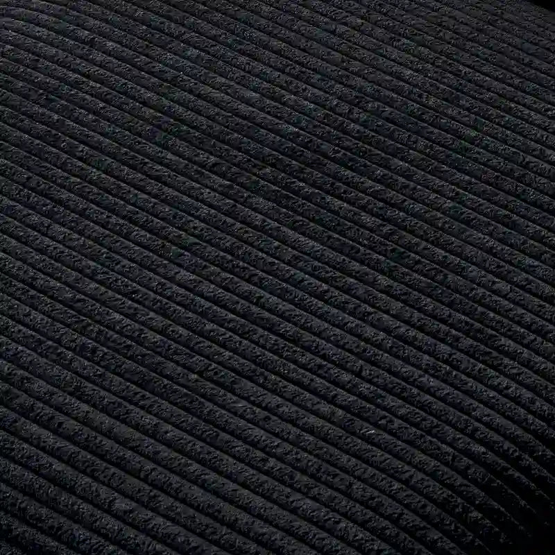 Fauteuil club classique en velours côtelé GDFStudio avec repose-pieds