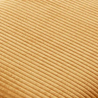 Fauteuil club classique en velours côtelé GDFStudio avec repose-pieds