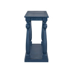 Table console d'entrée de 63 pouces de long avec étagère de rangement inférieure et pied sculptural en forme de vase pour couloir ou salon