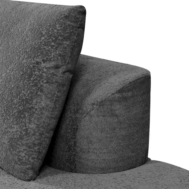 Christopher Knight Home - Ensemble canapé incurvé en mousse Olivia - 116 L