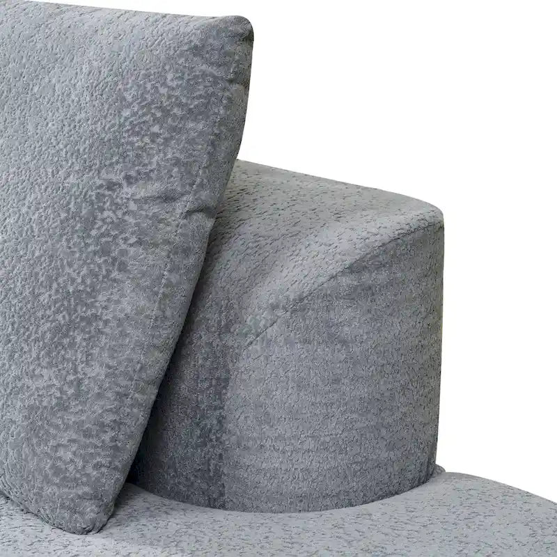 Christopher Knight Home - Ensemble canapé incurvé en mousse Olivia - 116 L