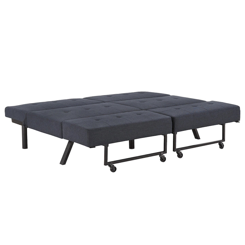 Futon convertible Palatka Full 80 en tissu capitonné par iNSPIRE Q Classic