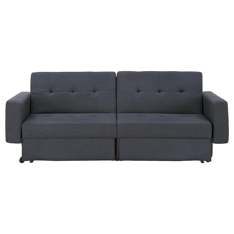 Futon convertible Palatka Full 80 en tissu capitonné par iNSPIRE Q Classic