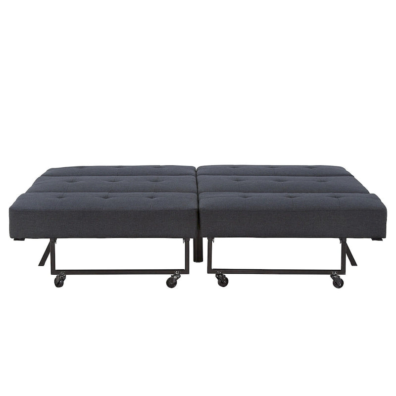 Futon convertible Palatka Full 80 en tissu capitonné par iNSPIRE Q Classic