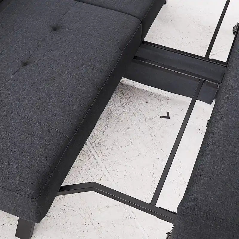 Futon convertible Palatka Full 80 en tissu capitonné par iNSPIRE Q Classic