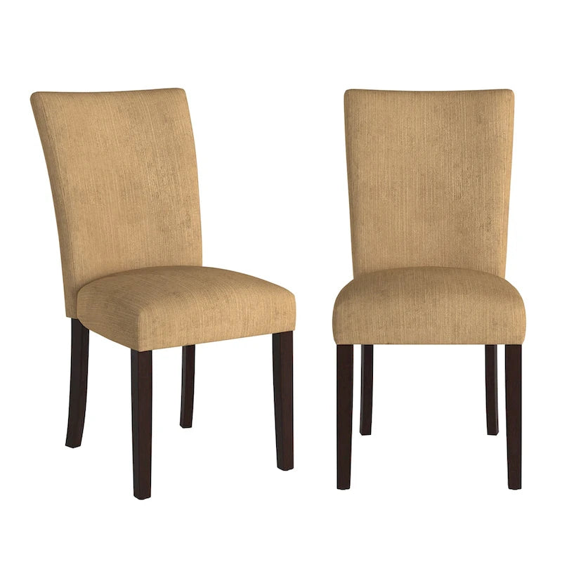Chaises de salle à manger Dinant Chenille Parsons (lot de 2) - Chaise de salle à manger