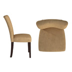 Chaises de salle à manger Dinant Chenille Parsons (lot de 2) - Chaise de salle à manger