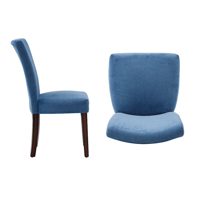 Chaises de salle à manger Dinant Chenille Parsons (lot de 2) - Chaise de salle à manger