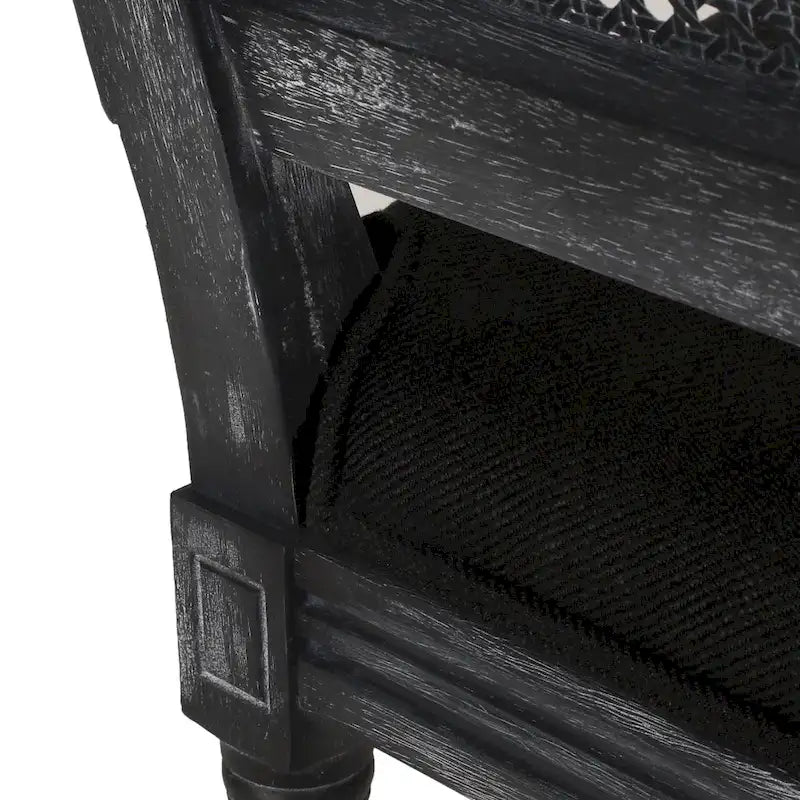 Chaises de salle à manger Regina en bois et rotin (lot de 4) par Christopher Knight Home