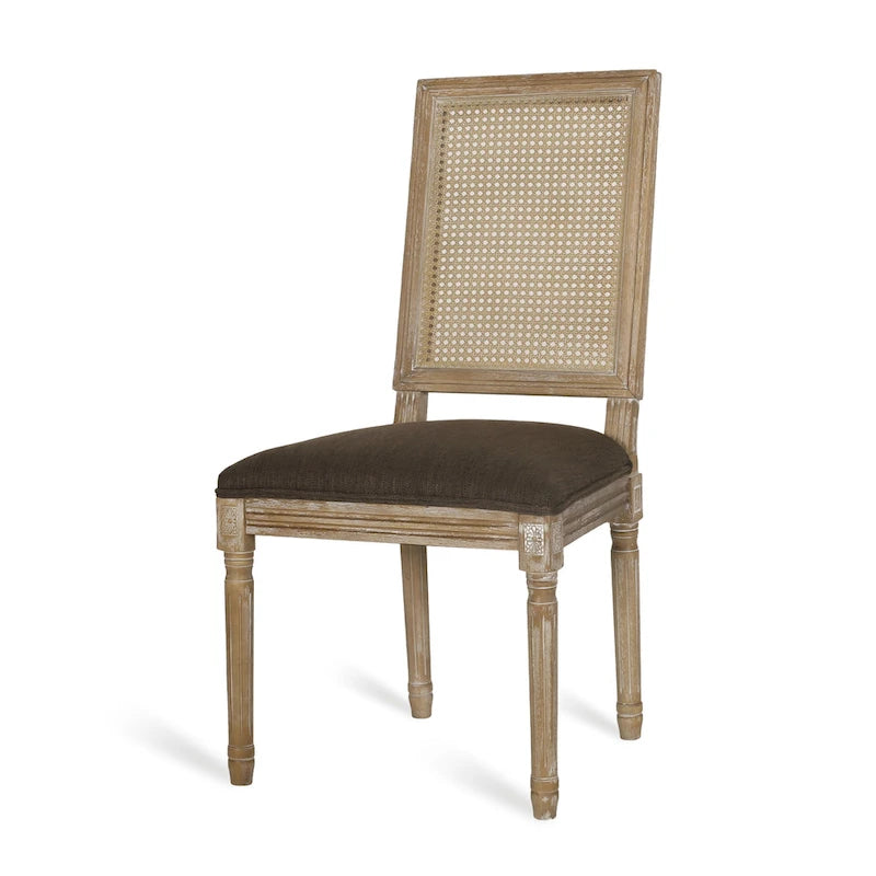 Chaises de salle à manger Regina en bois et rotin (lot de 4) par Christopher Knight Home