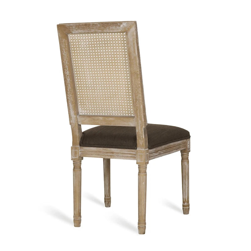 Chaises de salle à manger Regina en bois et rotin (lot de 4) par Christopher Knight Home