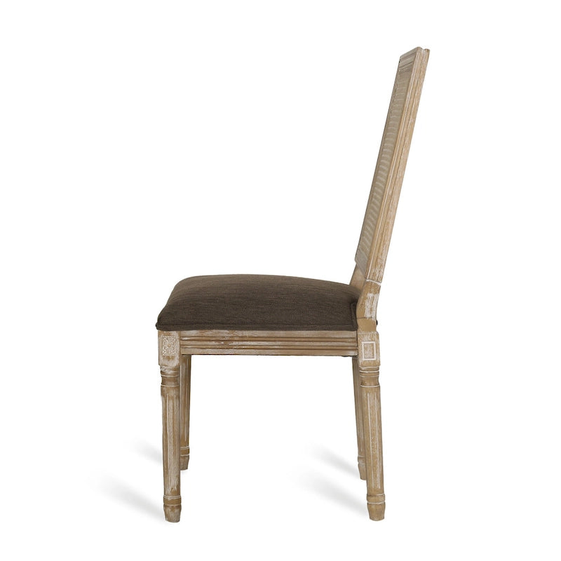 Chaises de salle à manger Regina en bois et rotin (lot de 4) par Christopher Knight Home