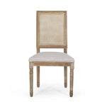 Chaises de salle à manger Regina en bois et rotin (lot de 4) par Christopher Knight Home