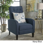 Fauteuil inclinable en tissu capitonné Nievis de Christopher Knight Home