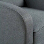 Fauteuil inclinable en tissu capitonné Nievis de Christopher Knight Home