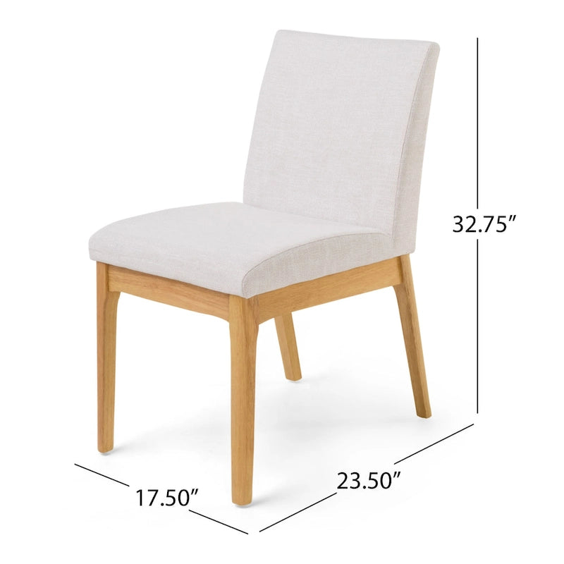 Chaises de salle à manger rembourrées Christopher Knight Home Kwame (lot de 2) - Non disponible