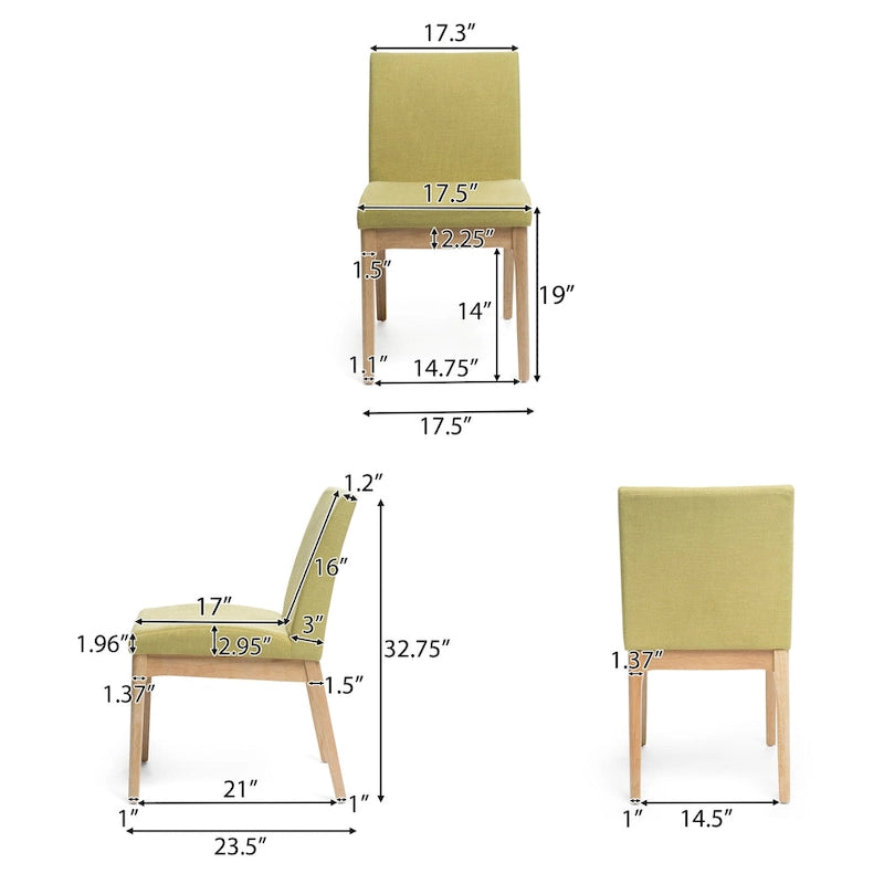 Chaises de salle à manger rembourrées Christopher Knight Home Kwame (lot de 2) - Non disponible