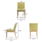 Chaises de salle à manger rembourrées Christopher Knight Home Kwame (lot de 2) - Non disponible