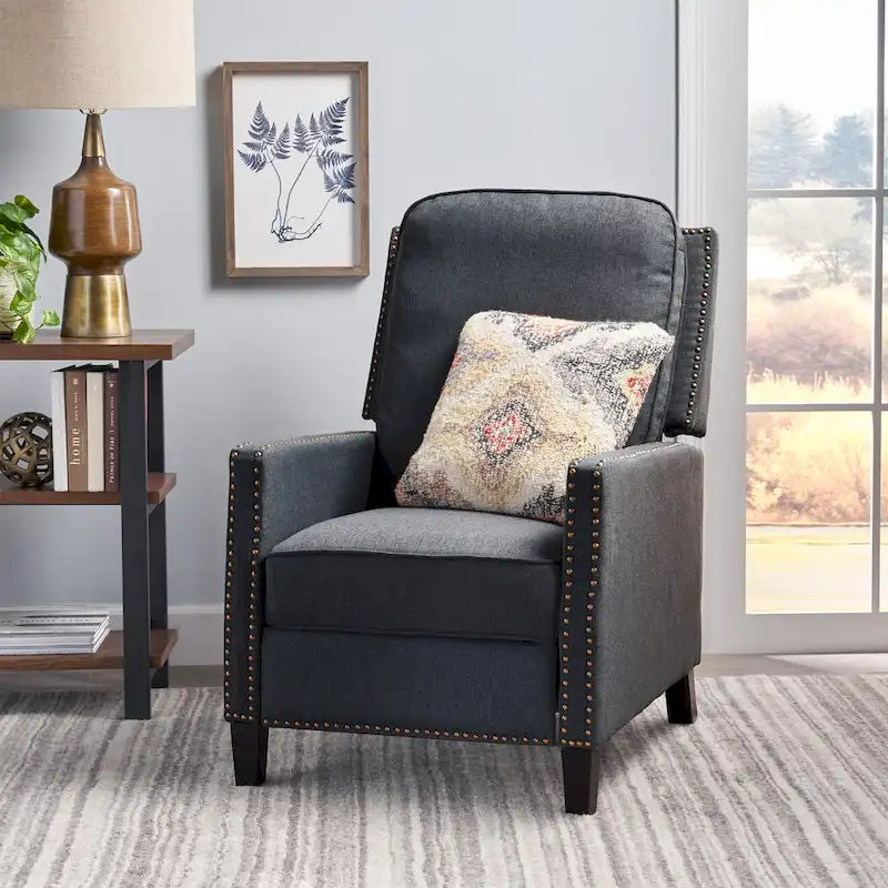 Fauteuil inclinable traditionnel en tissu Cecelia de Christopher Knight Home