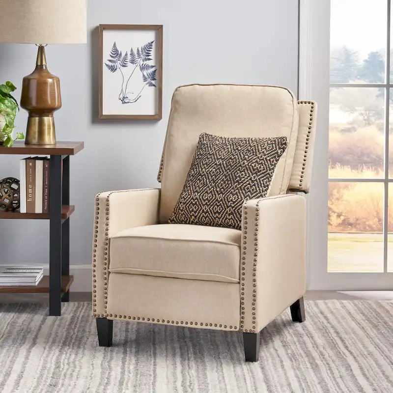 Fauteuil inclinable traditionnel en tissu Cecelia de Christopher Knight Home
