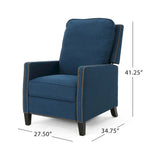 Fauteuil inclinable traditionnel en tissu Cecelia de Christopher Knight Home