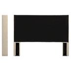 Tête de lit Detmold Queen à oreilles en lin capitonné