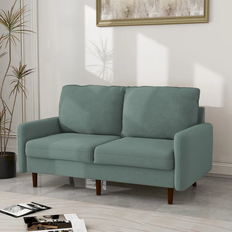 Canapé deux places moderne en velours 56,88 pour salon