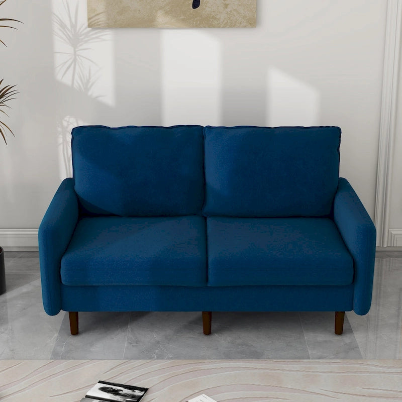 Canapé deux places moderne en velours 56,88 pour salon