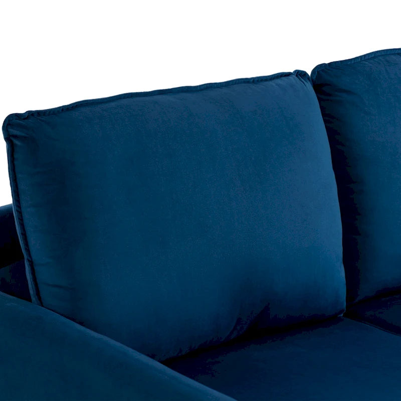 Canapé deux places moderne en velours 56,88 pour salon