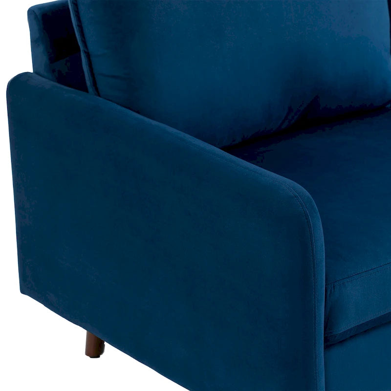 Canapé deux places moderne en velours 56,88 pour salon