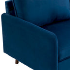 Canapé deux places moderne en velours 56,88 pour salon