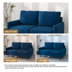 Canapé deux places moderne en velours 56,88 pour salon