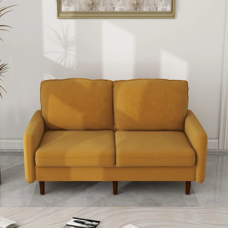 Canapé deux places moderne en velours 56,88 pour salon
