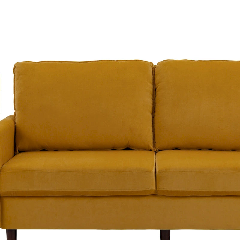 Canapé deux places moderne en velours 56,88 pour salon