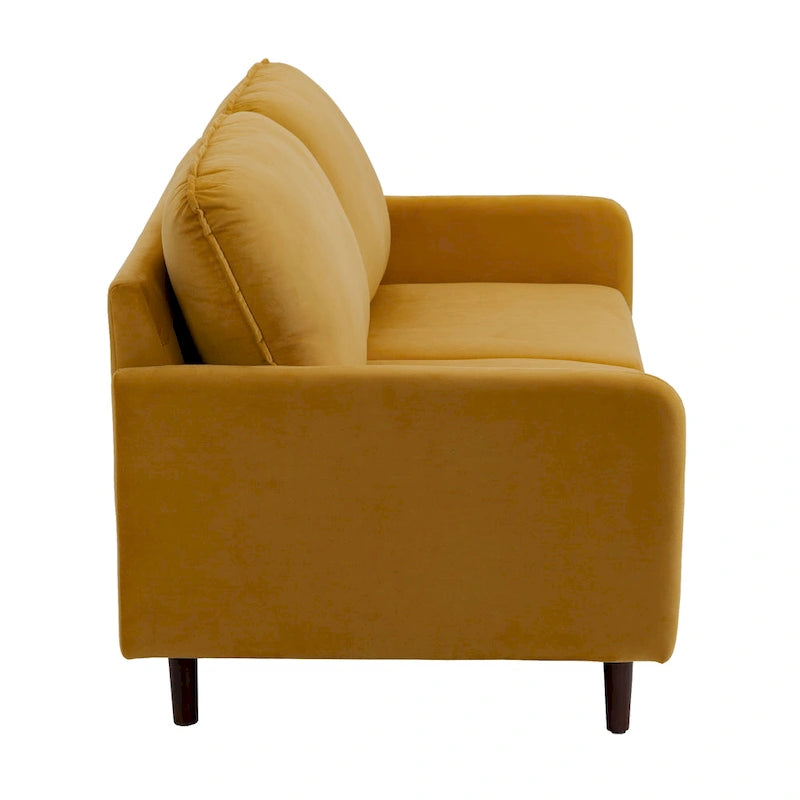 Canapé deux places moderne en velours 56,88 pour salon