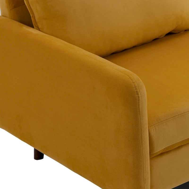 Canapé deux places moderne en velours 56,88 pour salon