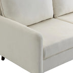 Canapé deux places moderne en velours 56,88 pour salon