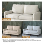 Canapé deux places moderne en velours 56,88 pour salon