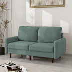 Canapé deux places moderne en velours 56,88 pour salon