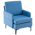 Upholstered Linen Accent Armchair